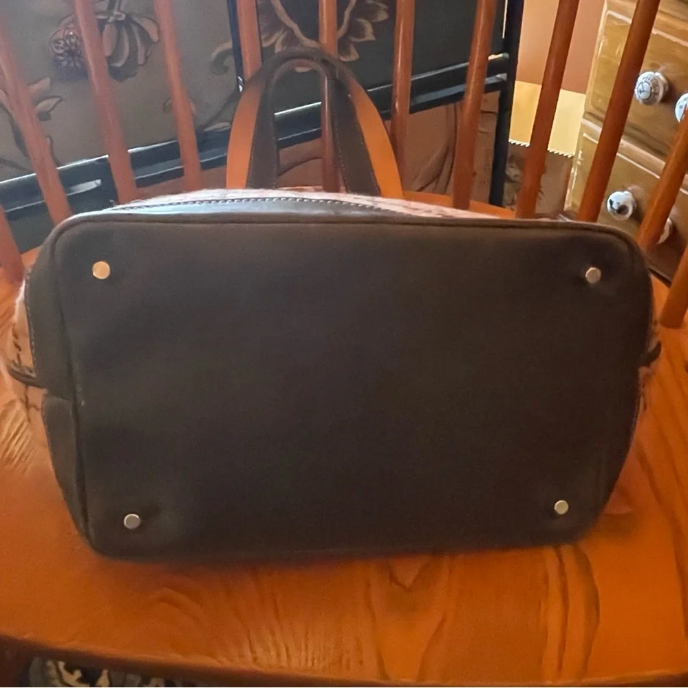 Coach Hampton Wool Tweed and Leather Tote - Picture 8 of 10